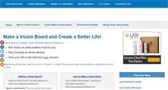 Desktop Screenshot of makeavisionboard.com